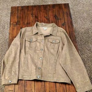 Taupe Denim jacket